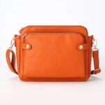 Crossbody Leather Shoulder Bag and Clutch - Image 2