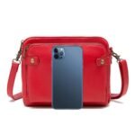 Crossbody Leather Shoulder Bag and Clutch - Image 6