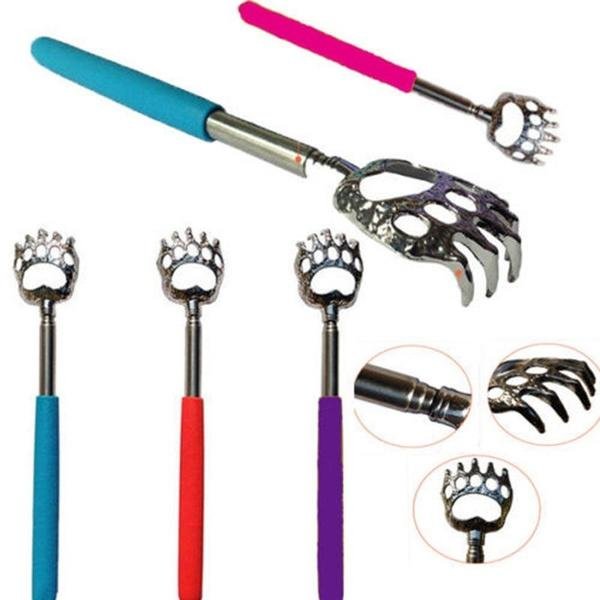 Cute Bear Claw Stainless Back Claw Back Scratcher Ultimate Extendable