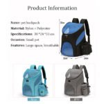 Dog Cat Pets Carrier Bag Travel Backpack - Image 6