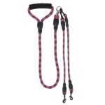 Double Dog Leash No-Tangle with Swivel Coupler Padded Handle - Image 5