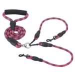 Double Dog Leash No-Tangle with Swivel Coupler Padded Handle - Image 4