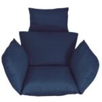 Egg Chair Hanging Basket Seat Cushion with Headrest - Image 6