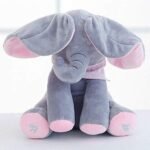 Electronic Talking Singing Blinking Eyes Elephant Plush Toy - Image 3