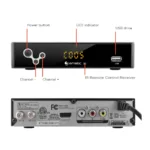 Ematic AT103B Digital Converter Box with LED Display and Recording Capabilities (Black) - Image 7