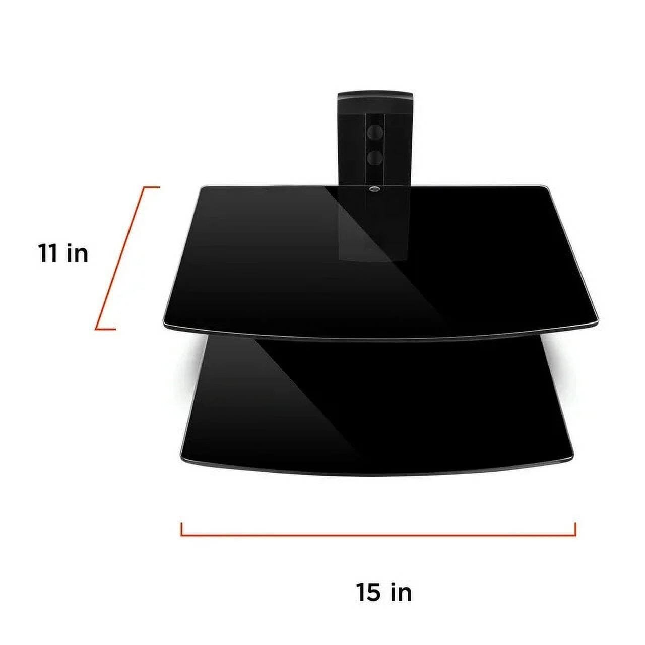 Ematic EMD212 Adjustable 2 Shelf for DVD Player, Cable Box, with HDMI Cable - Image 2