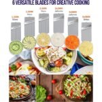 Enleber Upright Mandoline Slicer Safe Vegetable Chopper - Image 3