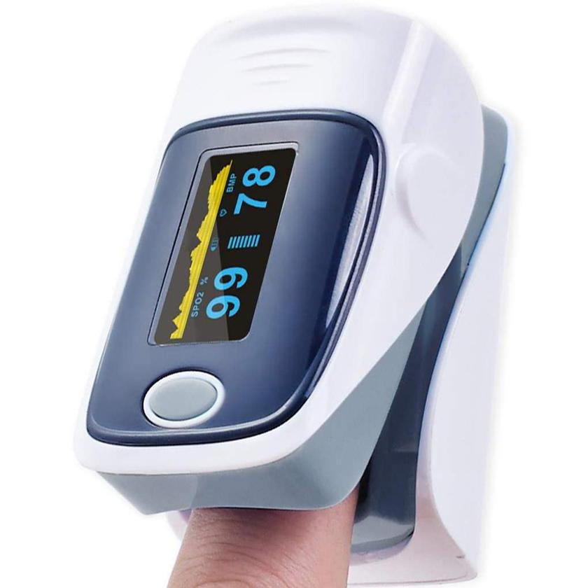Fingertip Pulse Oximeter Blood Oxygen Meter SpO2 Heart Rate Monitor