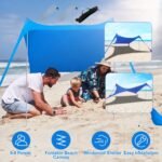 Foldable Beach Canopy Tent Collapsible Shade - Image 3