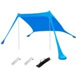 Foldable Beach Canopy Tent Collapsible Shade - Image 2