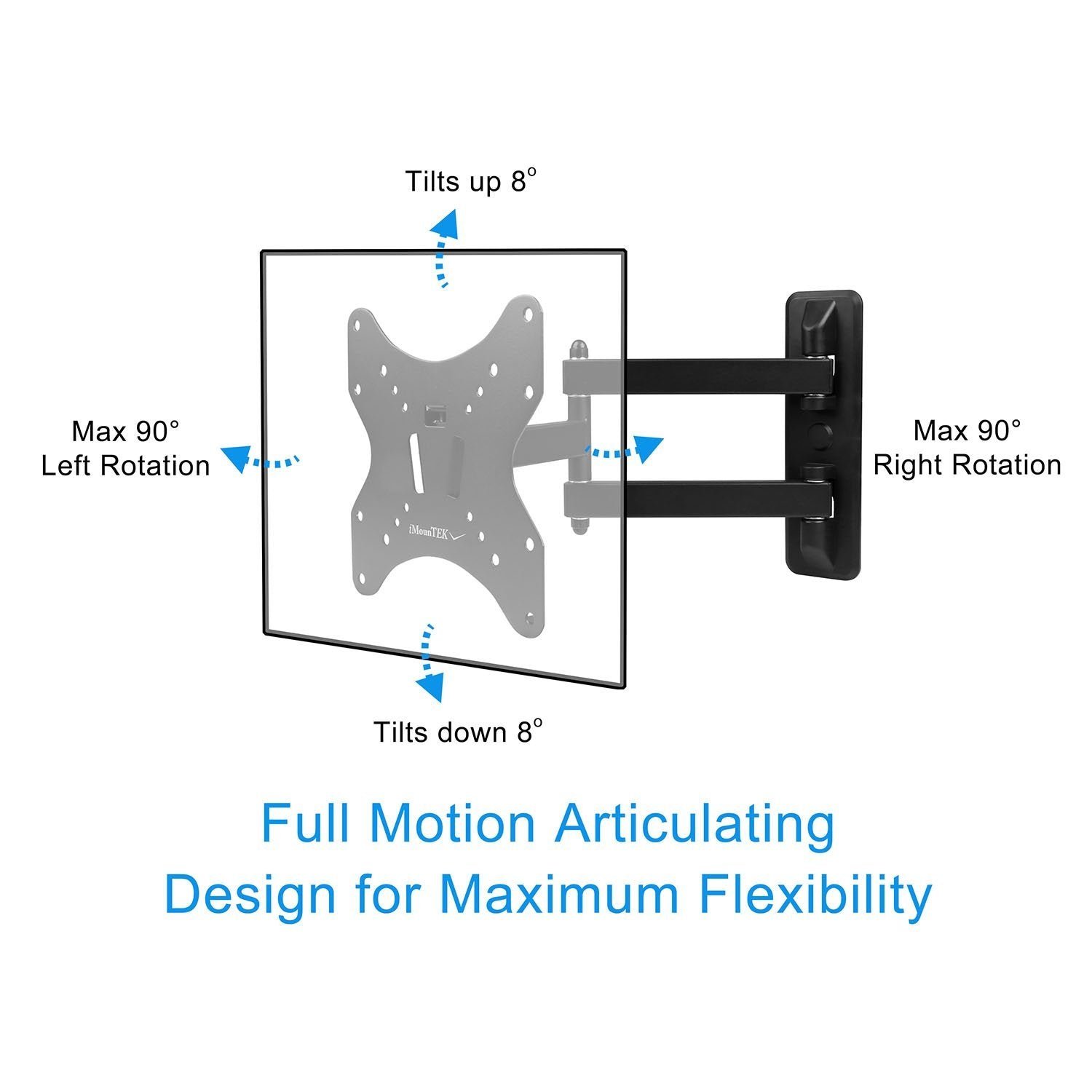 Full-Motion Articulating Wall Mount for 23"-55" TVs - Image 8
