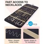 Hanging Jewelry Organizer Storage Roll - Image 5