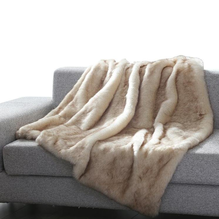 Heavy Faux Fur Throw Blanket ?C Assorted Styles - Image 4