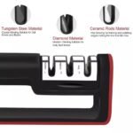 Knife Sharpener Professional Ceramic Tungsten Kitchen Sharpening System Tool - Image 2
