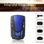 Long Range Car Detection System,City/Hwy Speed Alarm & POP Fast Scan, Automatic 360?? Detection With Voice Prompt - Image 5