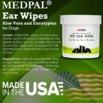 MedPal Cleaning Wipes for Dogs and Cats Prevent Ear Infections - Image 3