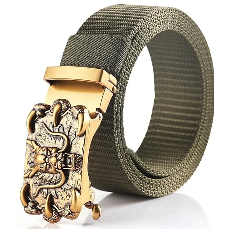 Men's Belt Faux Leather Tactical Belt - Image 5