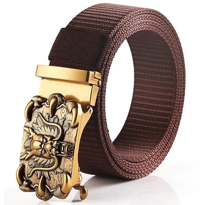 Men's Belt Faux Leather Tactical Belt - Image 3