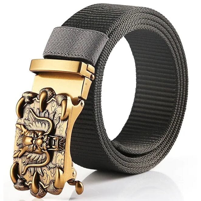 Men's Belt Faux Leather Tactical Belt - Image 2