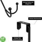 Metal Double Hanging Storage Hooks on Doors - Image 3