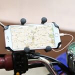 Motorcycle Handlebar Mount Holder with USB Charger - Image 2