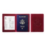 Passport Holder with Vaccination Card Protector - Image 12