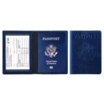 Passport Holder with Vaccination Card Protector - Image 3