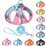 Reflective Dogs Harness with Leash Adjustable Harness Vest Breathable Collars - Image 9