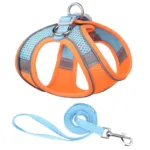 Reflective Dogs Harness with Leash Adjustable Harness Vest Breathable Collars - Image 3