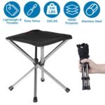 Retractable Portable Folding Chair Easy Set Up Backpacking Stool - Image 7