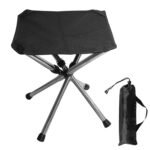 Retractable Portable Folding Chair Easy Set Up Backpacking Stool - Image 3