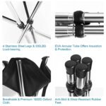 Retractable Portable Folding Chair Easy Set Up Backpacking Stool - Image 8