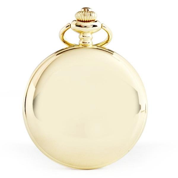 Retro Smooth Men Pocket Watch with Chain - Image 10
