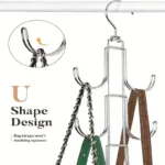 Rotatable Metal Purse Hanger Organizer - Image 3