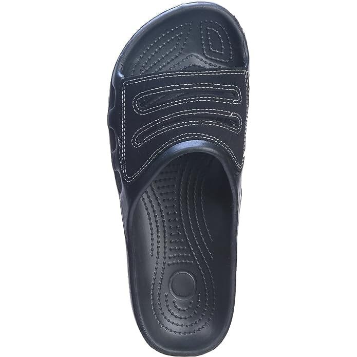 Roxoni Men Sandals Shower Slides for Men Open Toe Slip-On Men Slippers - Image 3
