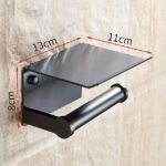 Self-adhesive Toilet Paper Holder With Shelf - Image 7