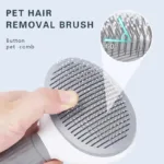 Self Cleaning Slicker Brush Suitable for Pets with Long or Short Hair - Image 6