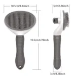 Self Cleaning Slicker Brush Suitable for Pets with Long or Short Hair - Image 9