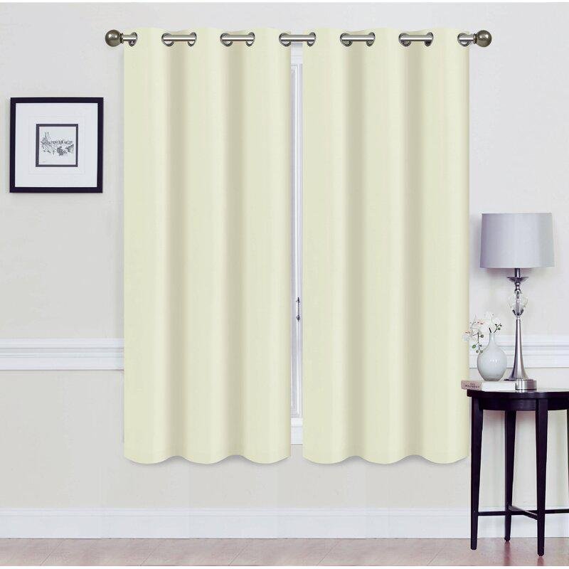 Set of 2: Foam-Backed Blackout Grommet Curtain Panel - Image 7