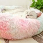 Soft Winter Warm Plush Calming Pet Bed - Image 10