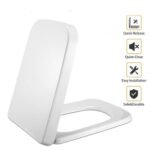 Square Toilet Seat with Grip-Tight Seat Bumpers - Image 7