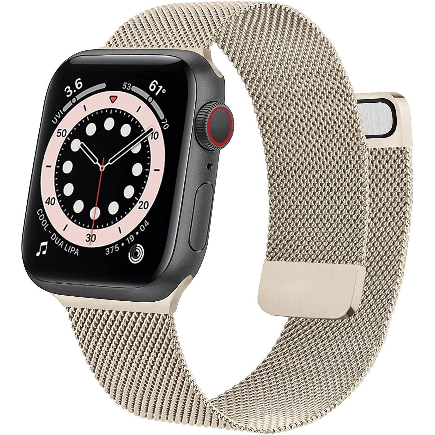 Stainless Steel Mesh Strap Replacement for Apple Watch - Image 4