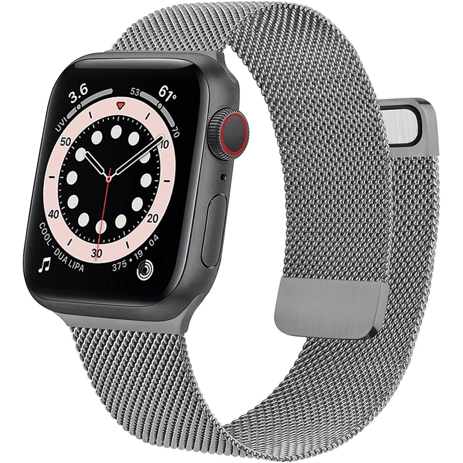 Stainless Steel Mesh Strap Replacement for Apple Watch - Image 6