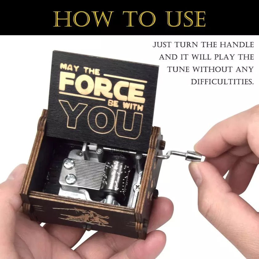 Star Wars Engraved Wooden Music Box - Image 2