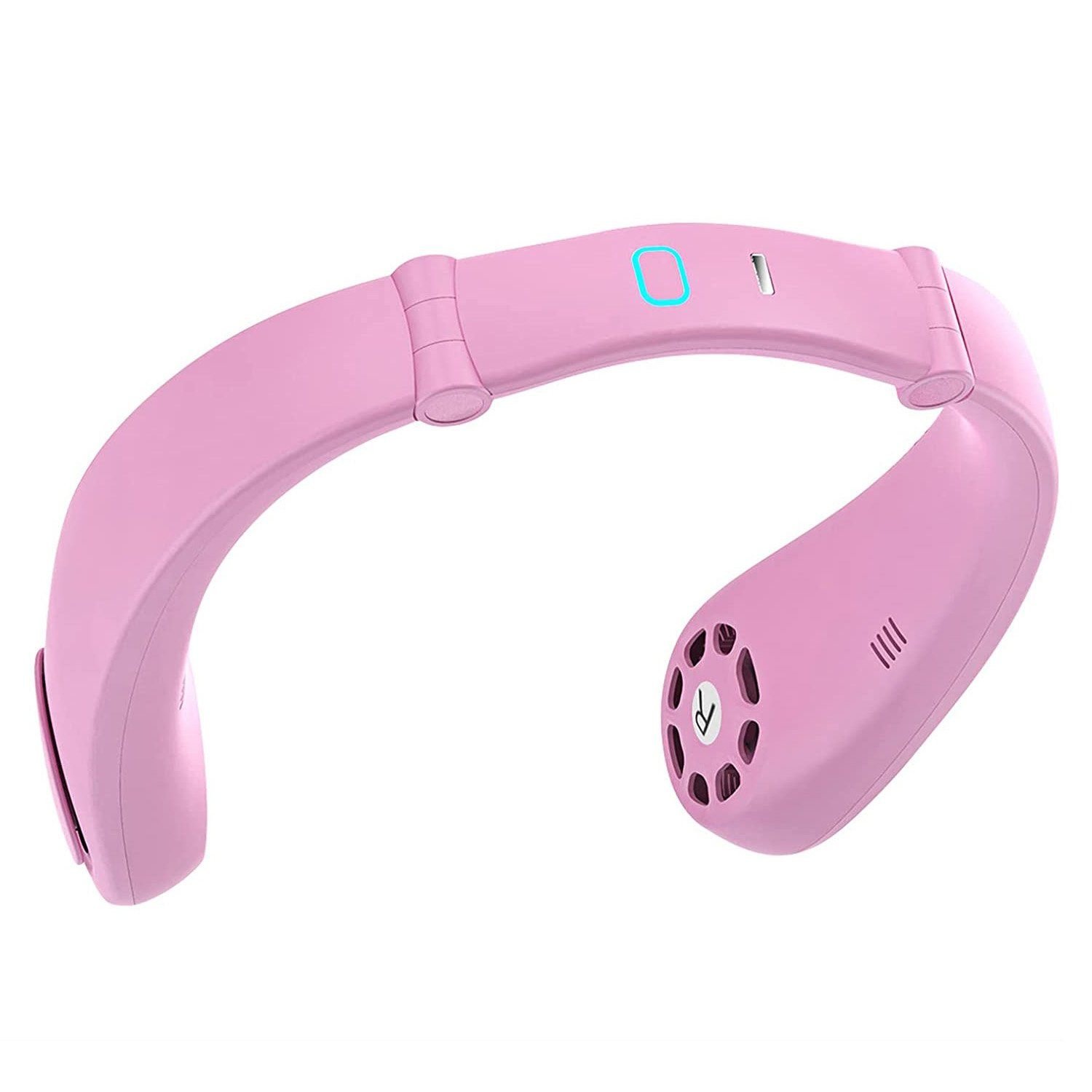 Staright Portable Hanging Neck Fan & Music Player Hands-Free Bladeless Fan - Image 3