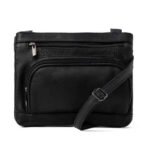Super Soft Leather Wide Crossbody Bag - Image 2