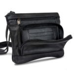 Super Soft Leather Wide Crossbody Bag - Image 14