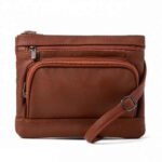 Super Soft Leather Wide Crossbody Bag - Image 3