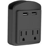 Surge Protector 2 Wall Outlets and 2 USB Ports