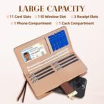 Sweet Cute Women's Long Leaf Bifold Wallet - Image 20